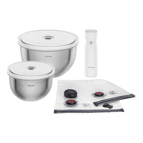 ZWILLING Fresh&Save Bowl Vakuum Starter-Set 9.tlg. Edelstahl