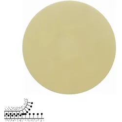 MP Schleifscheiben Goldfilm" Ø75mm Klett ungelocht P240, 50Stk."