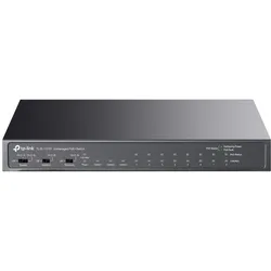 TP-Link 8-Port 10/100Mbps + 3-Port Gigabit Desktop Switch with 8-Port PoE+ (11 Ports), Netzwerk Switch, Schwarz