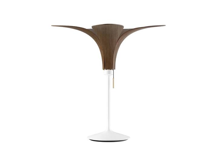 UMAGE Designer Tischlampe Jazz, Holz dunkel, für Wohn- / Esszimmer, Holz, Design