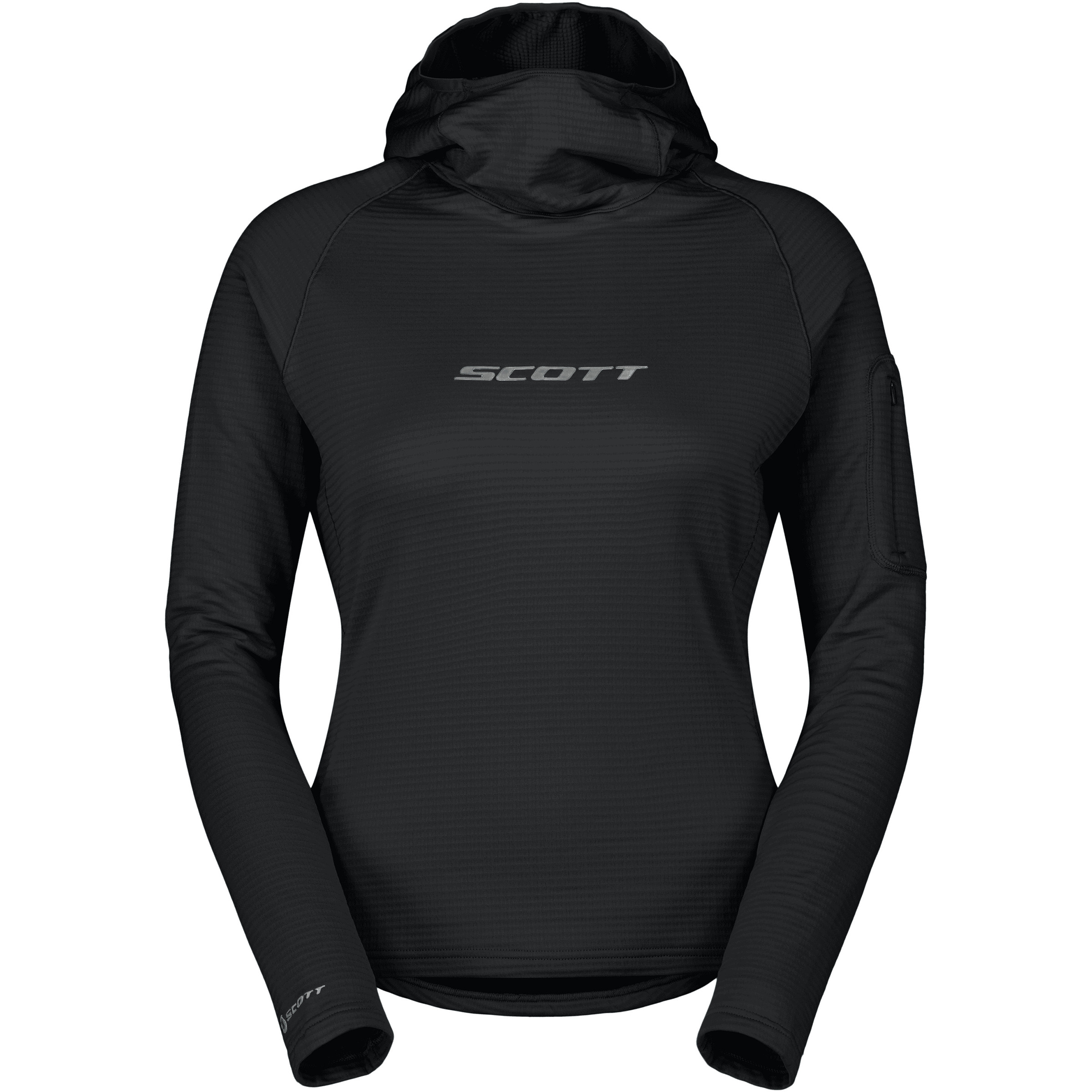 Scott Defined Light Damen Hoodies schwarz Größe XS Trekking Elastisch