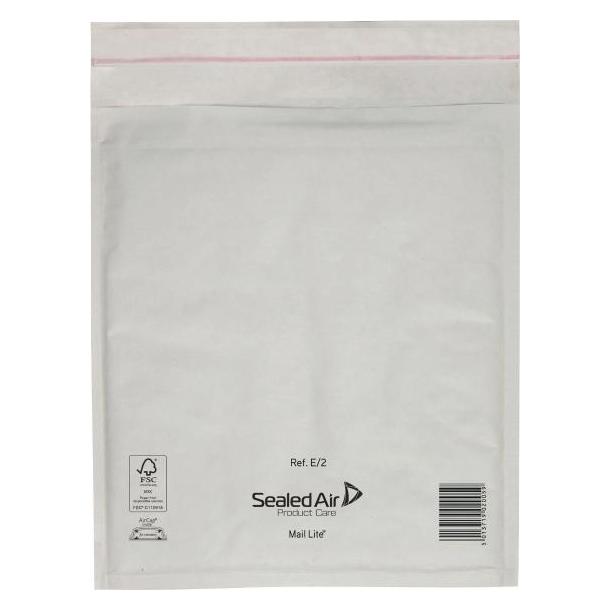 Sealed Air Luftpolster-Versandtaschen E/2 ohne Fenster Weiss (100 Stk.) (100666357)