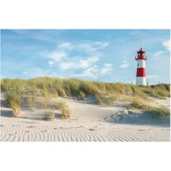 FOTOTAPETE Leuchtturm an der Nordsee 432/290 cm