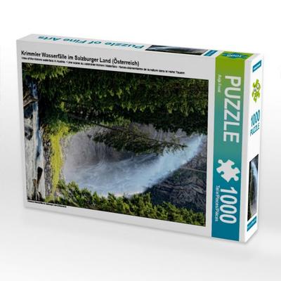 CALVENDO Puzzle Krimmler Wasserfälle im Salzburger Land (Österreich) 1000 Teile Puzzle hoch | 1000 Teile Lege-Größe 64 × 48 cm Foto-Puzzle für
