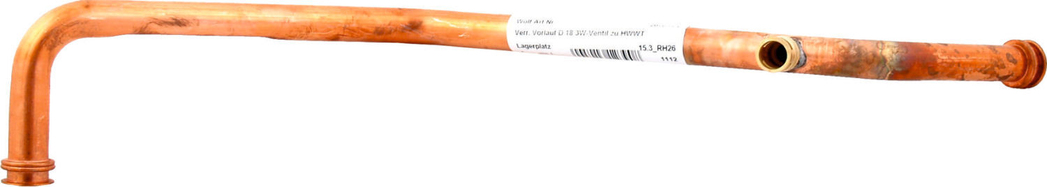Wolf tuyauterie débit 2070543 D 18 vanne 3W