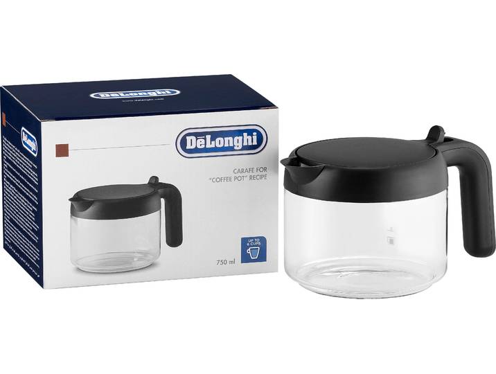 DE'LONGHI Kaffeekanne DLSC021 , schwarz, 0,75 l, Kannen, Kaffeekanne