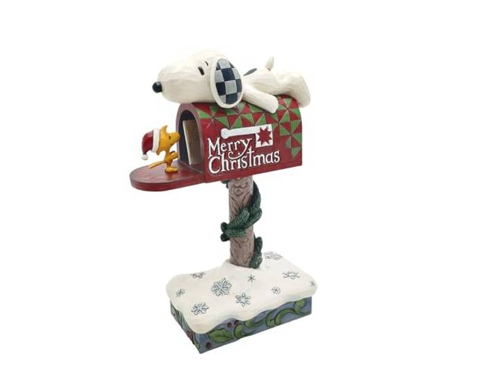 Peanuts By Jim Shore Snoopy und Woodstock Mail Figurine