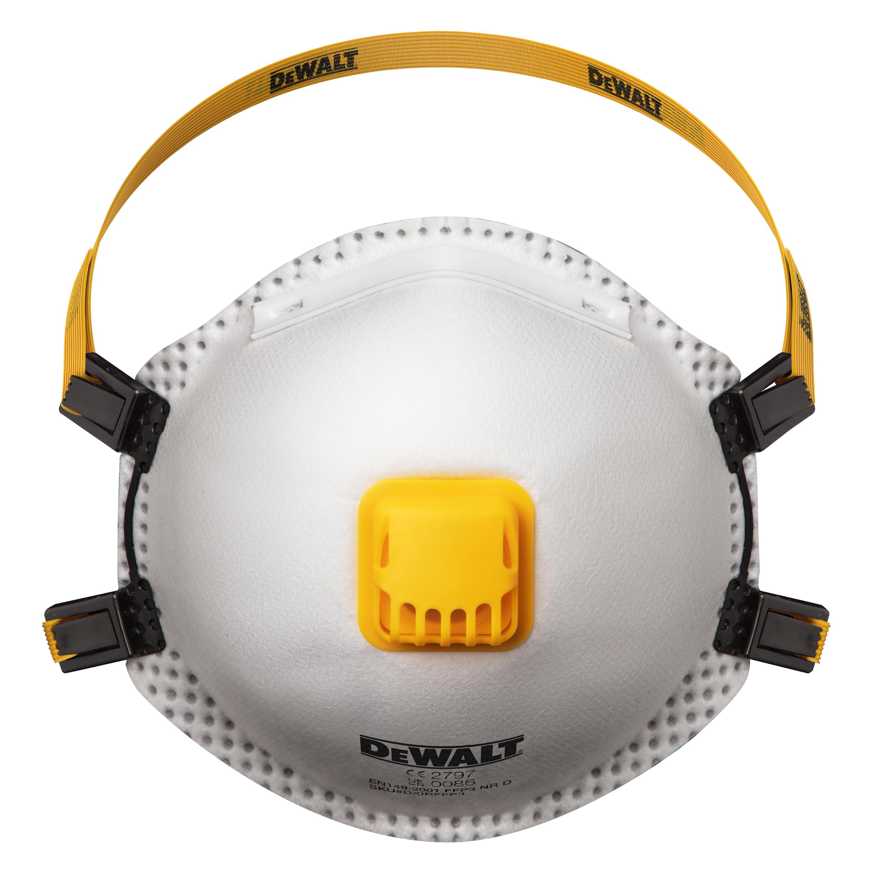 DeWalt DXIRFFP310 FFP3 Einweg-Staubmaske 10 Stück (FFP3, 10x) (DXIRFFP310)
