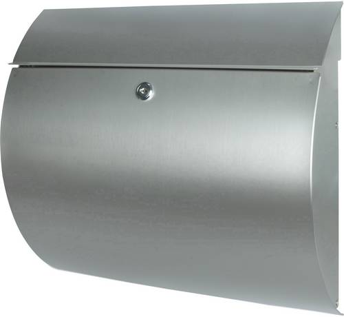 Burg Wächter 38640 TOSCANA 3856 Ni Briefkasten Edelstahl Silber Schlüsselschloss