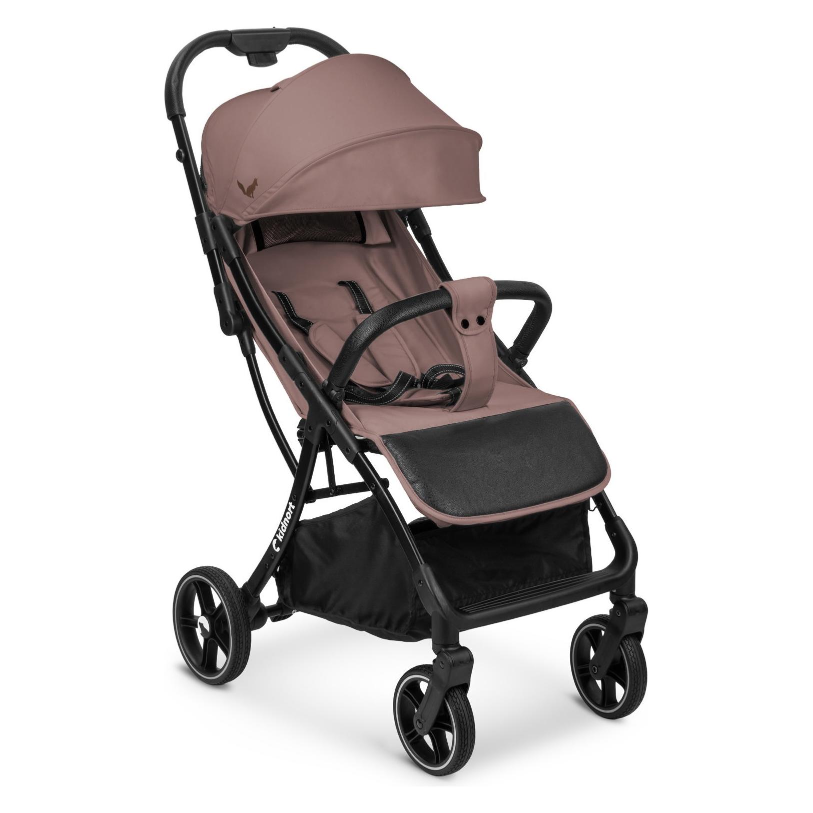 Kidnort Sportovní kočárek Fjällräv hnědý / Odpružená kola / Otočná přední kola / 5bodové pásy / 7 kg (KNWOZ000037)