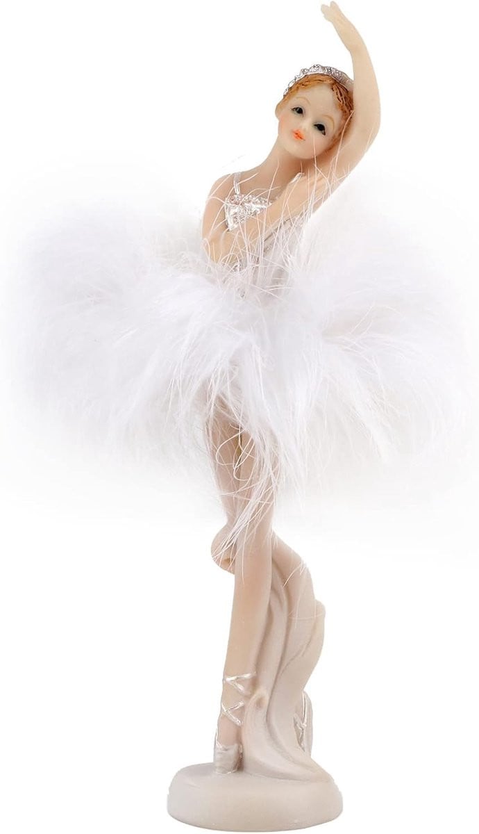 Dansend Meisje Beeldje Ballet Figuur Bureau Decoratie Hoogte: 23 cm
