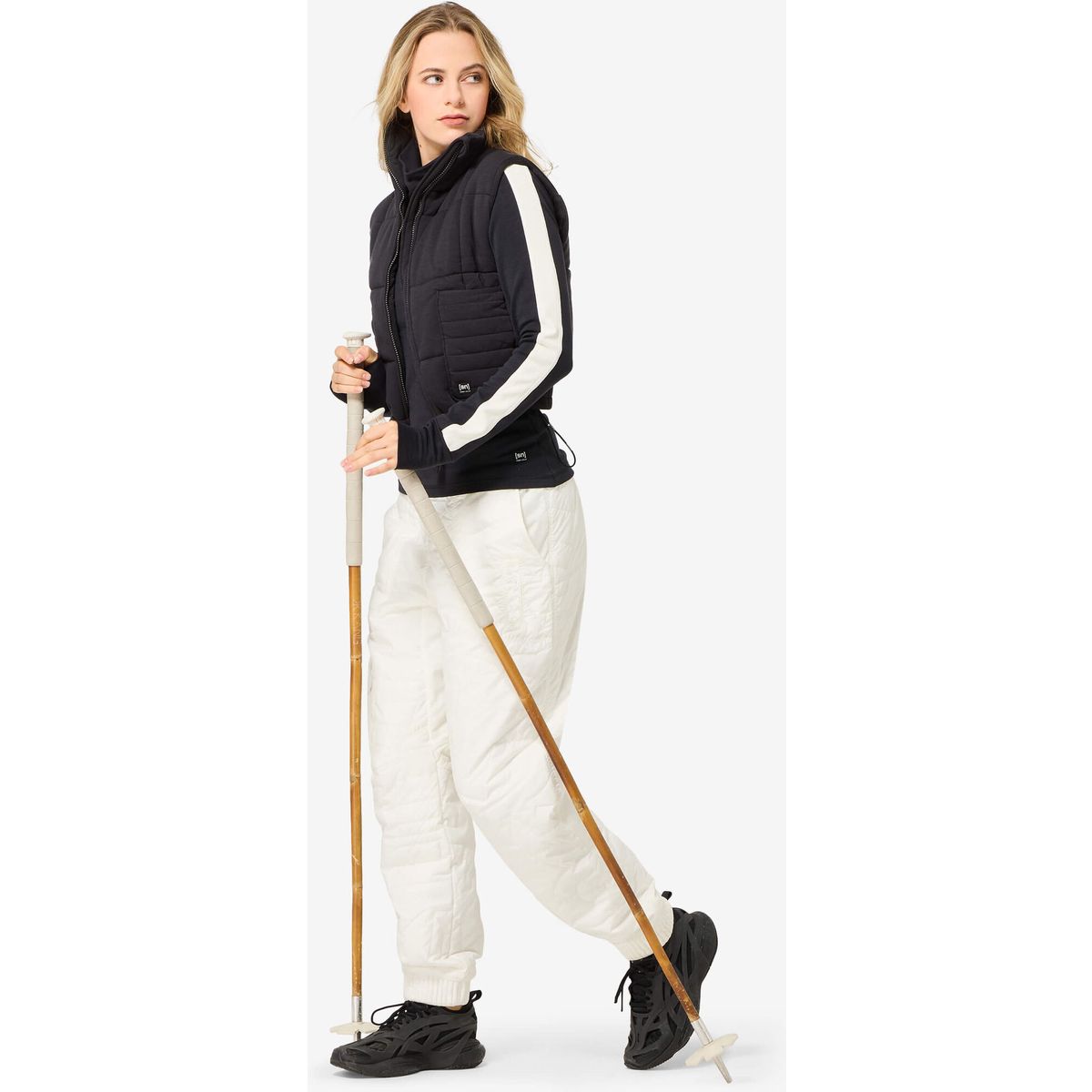 Super.Natural W Puffy DWR Vest jet black (872) L SNW027310872L