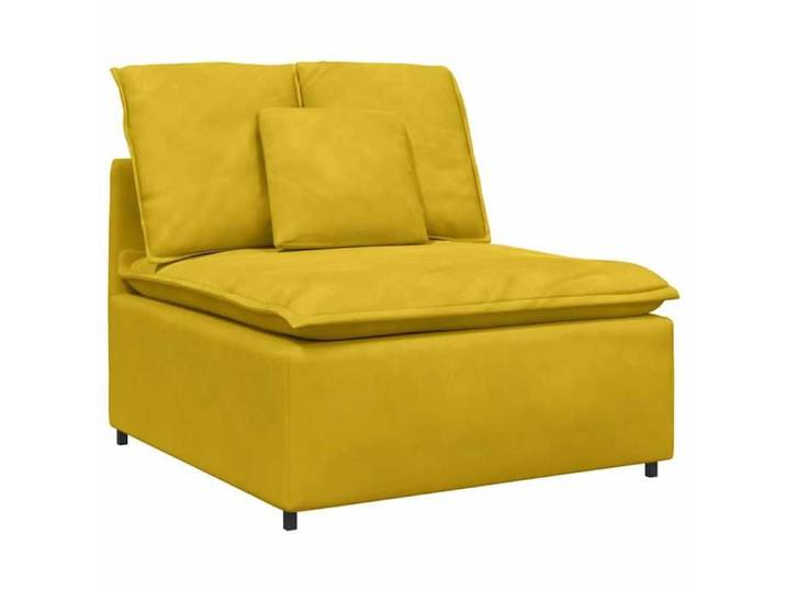Meuble - Accessoire de canapé - Jaune - Module central de canapé modulable avec coussins jaunes 100 cm_12499