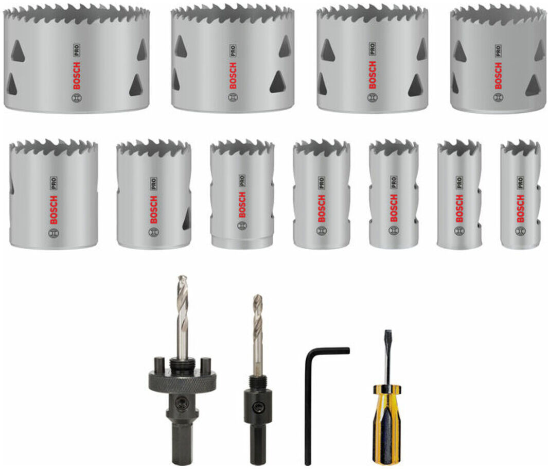Bosch Lochsägen-Set PRO Multi Material 19-76mm 17-teilig (2608900525)