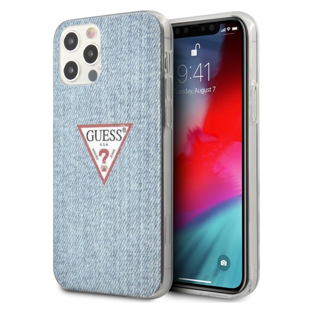 Guess Hard Cover Denim Jeans (Apple iPhone 12 Pro Max) (GUHCP12LPCUJULLB)