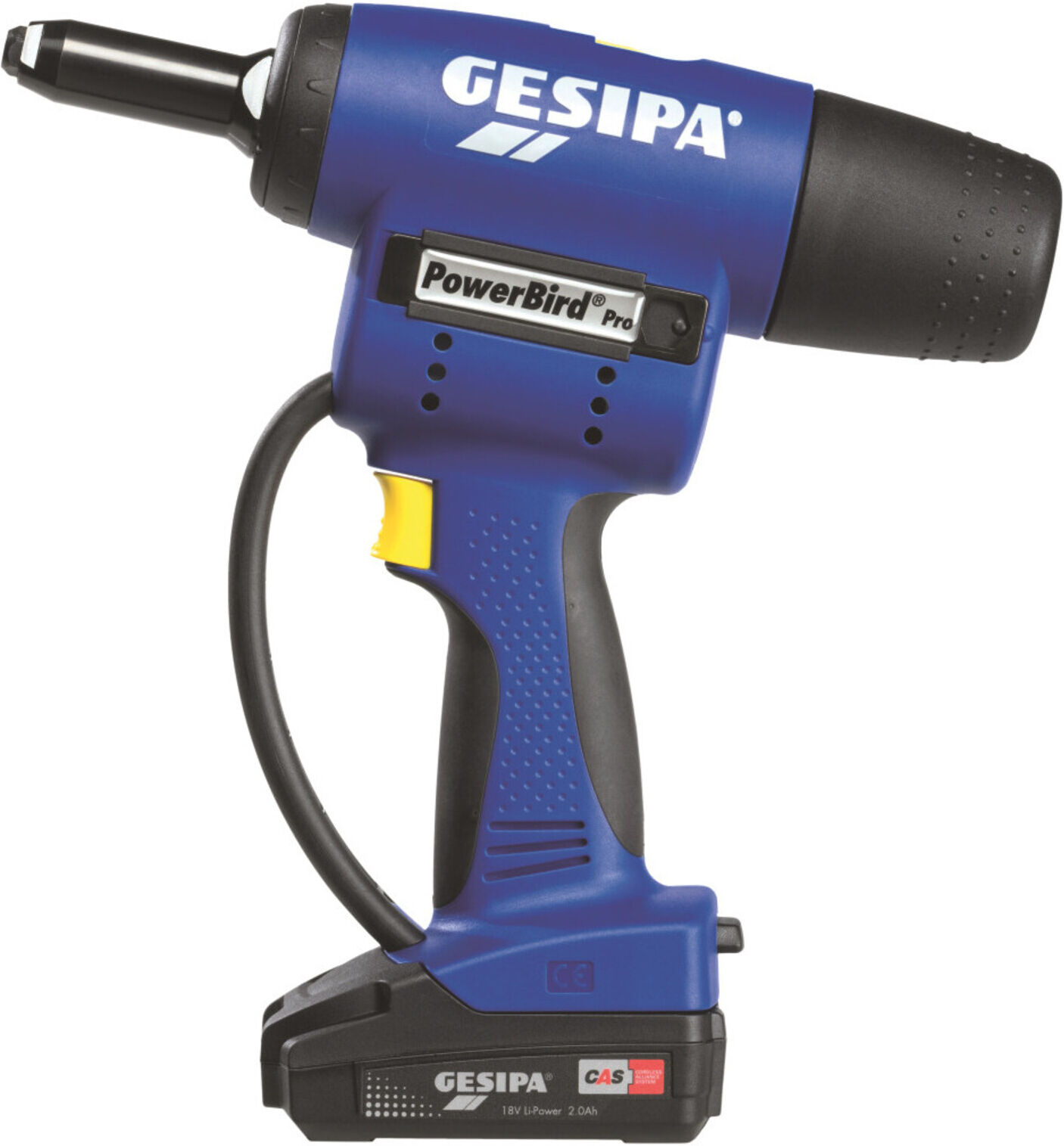 GESIPA Akku-Blindnietgerät PowerBird Pro Gold Edition, Typ: CAS (770506 CAS)