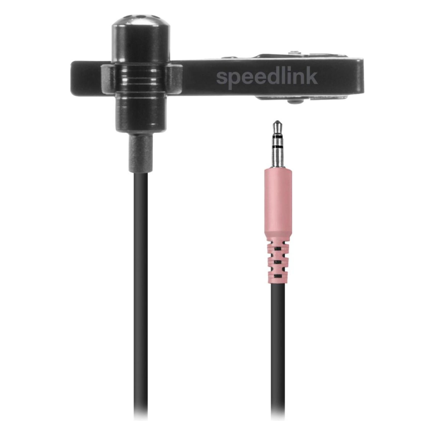 Speedlink SPES Clip-On Microphone, black (SL-800006-BK)
