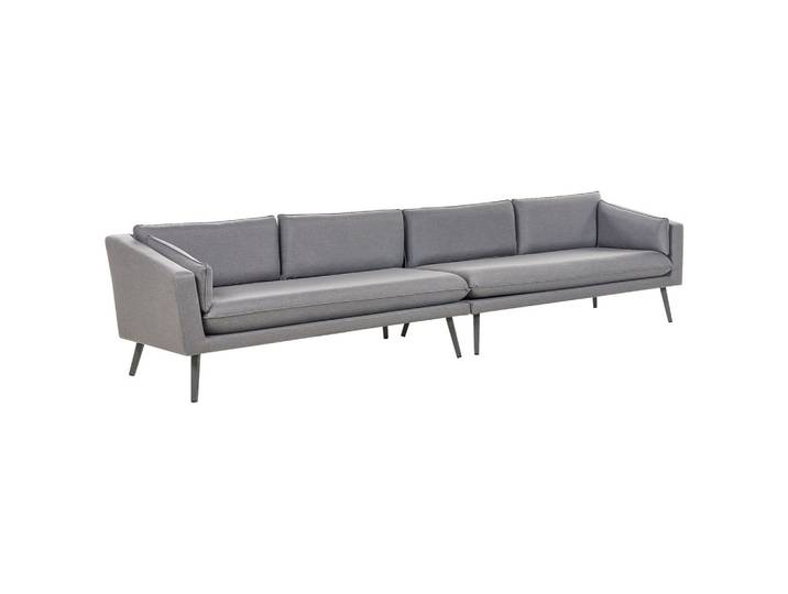 GARTEN ECKSOFA 4-Sitzer grau modular Loretello