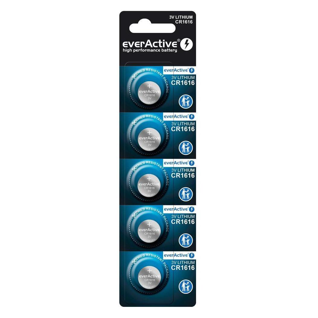 Everactive Bateria CR1616 (blister 5 szt.) (5 Stk., CR1616) (65220394)
