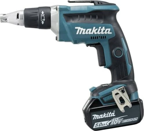 makita DFS452RTJ Akku-Schnellbauschrauber-Set 18,0 V, mit 2 Akkus