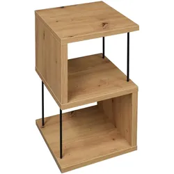 REGAL Elga 33x33x65 aus Holzwerkstoff in der Farbe asteiche