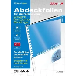 Genie Abdeckfolien VE=25 Stück transparent