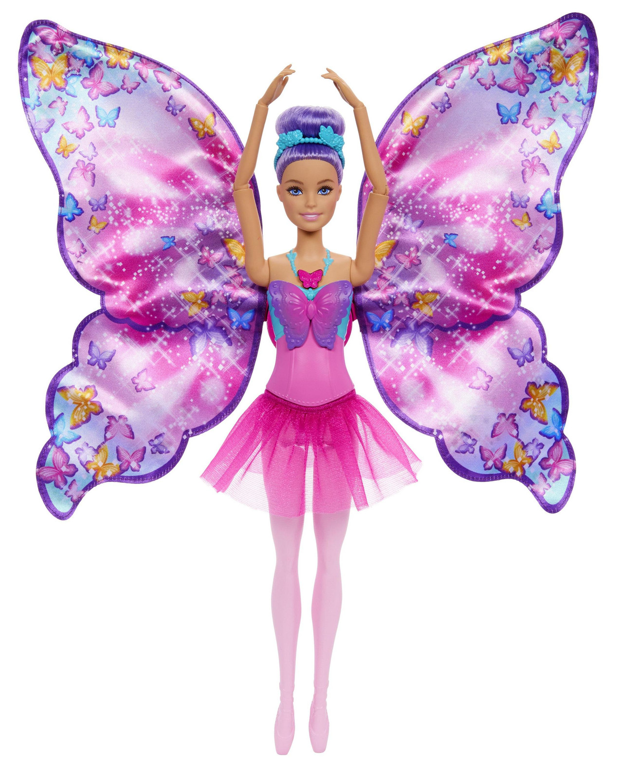 Barbie From Dancer to Butterfly 2-in-1 Transformation Pop HXJ10