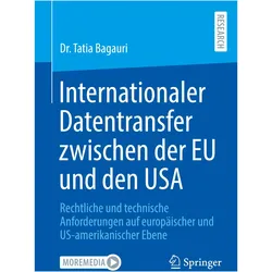 Internationaler Datentransfer zwischen der EU und den USA, Fachbücher von Tatia Bagauri