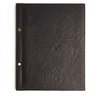 Served with Style - 78006 Schwarz - Menükartenmappe A4 Doppelt mit Schraube