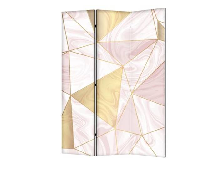 framed concept - Paravent Raumteiler Holz 135x172 cm, 3-teilig beidseitig, Sichtschutzwand