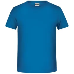 Jungen Basic T-shirt "8008B" - M - royal