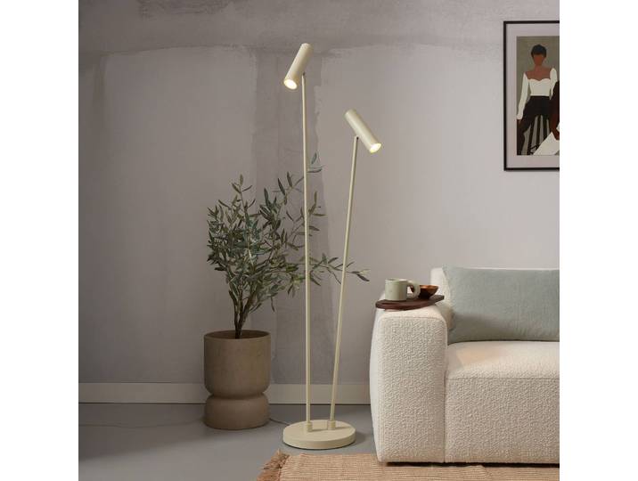 It's about RoMi Stehlampe Havana, grün, für Wohn- / Esszimmer, Metall, Design