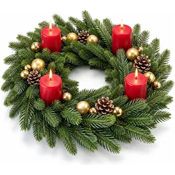 Relaxdays, Dekokranz, Adventskranz