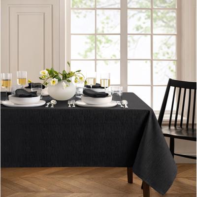 Threadmade Continental Solid Texture Water and Stain Resistant Tablecloth