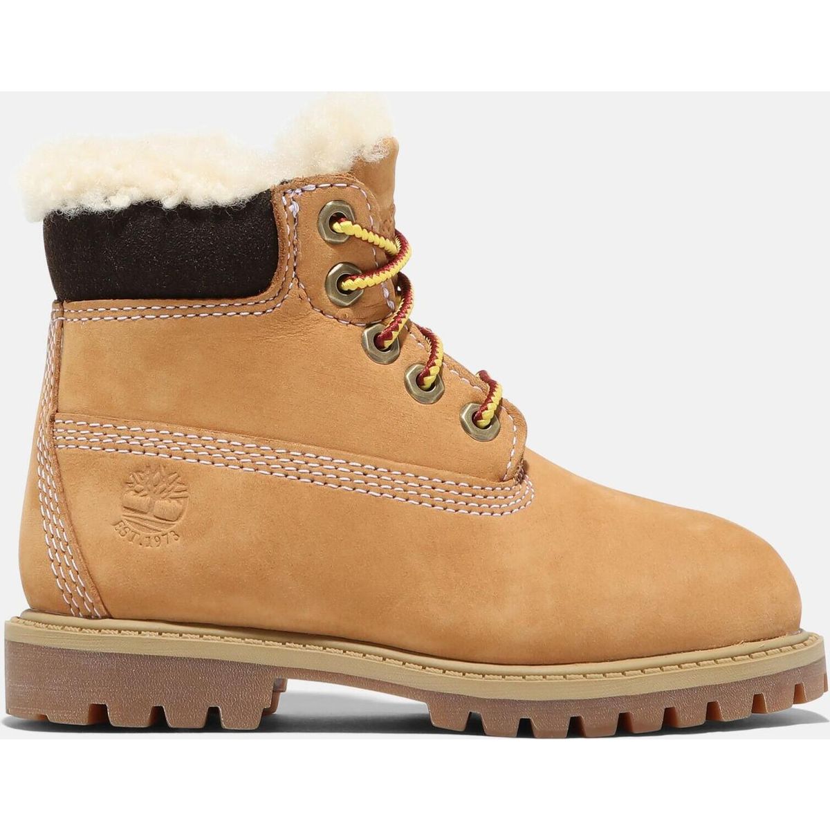 Timberland Kids 6 Inch Lace UP Waterproof Boot wheat 7 TB1A1BF52311-7