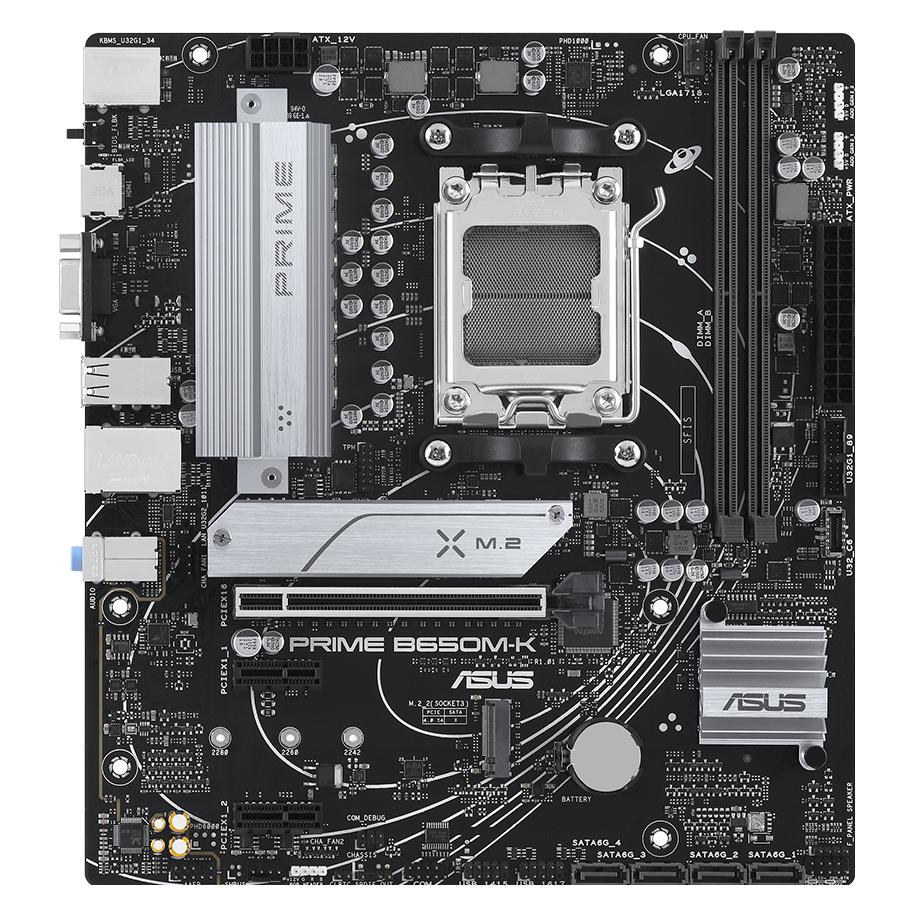 ASUS Prime B650M-K (AM5, AMD B650, mATX) (90MB1F60-M0EAY0)