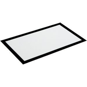 thermohauser Backmatte Eco Line GN 1/1, aus Silikon, weiß / schwarz, backofenfest, antihaftend, 52 x 31,5 cm