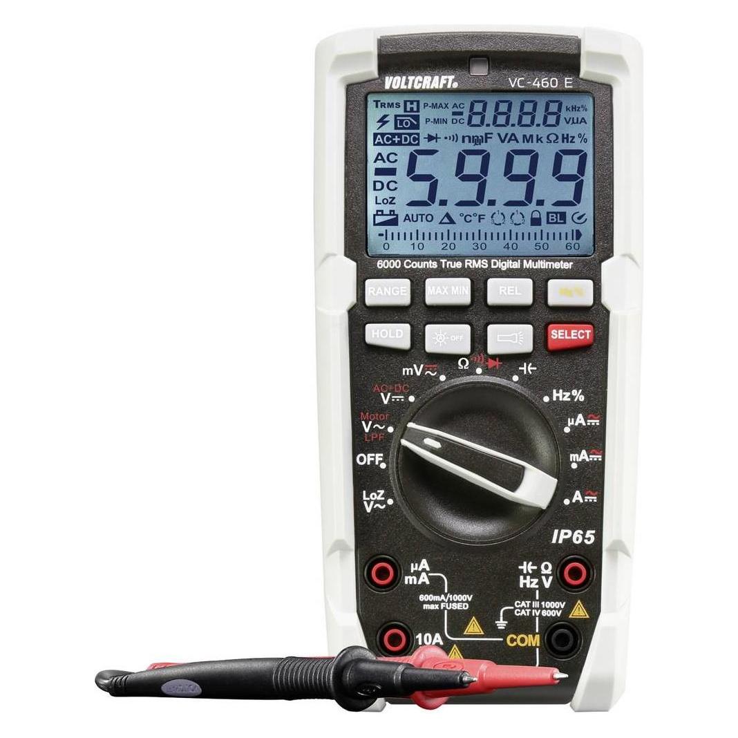 Voltcraft Hand-Multimeter digital Kalibr (CAT III 1000V, CAT IV 600V, Hand-Multimeter) (1590172)