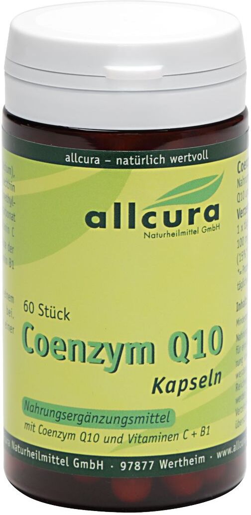 allcura Coenzym Q10 Kapseln a 100 mg 60 St
