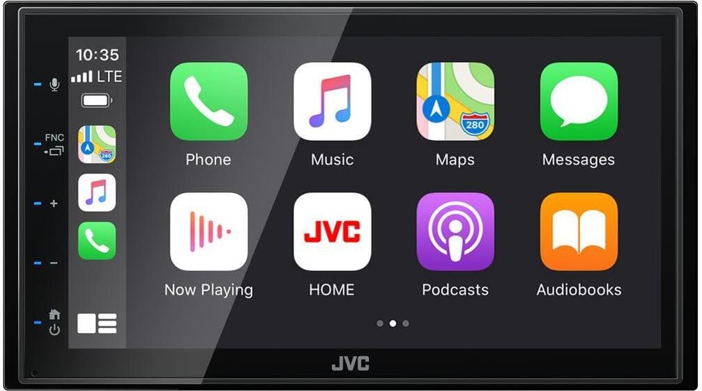 Jvc Kw-M565Dbt Draadloze Koptelefoon - Zwart - USB-C