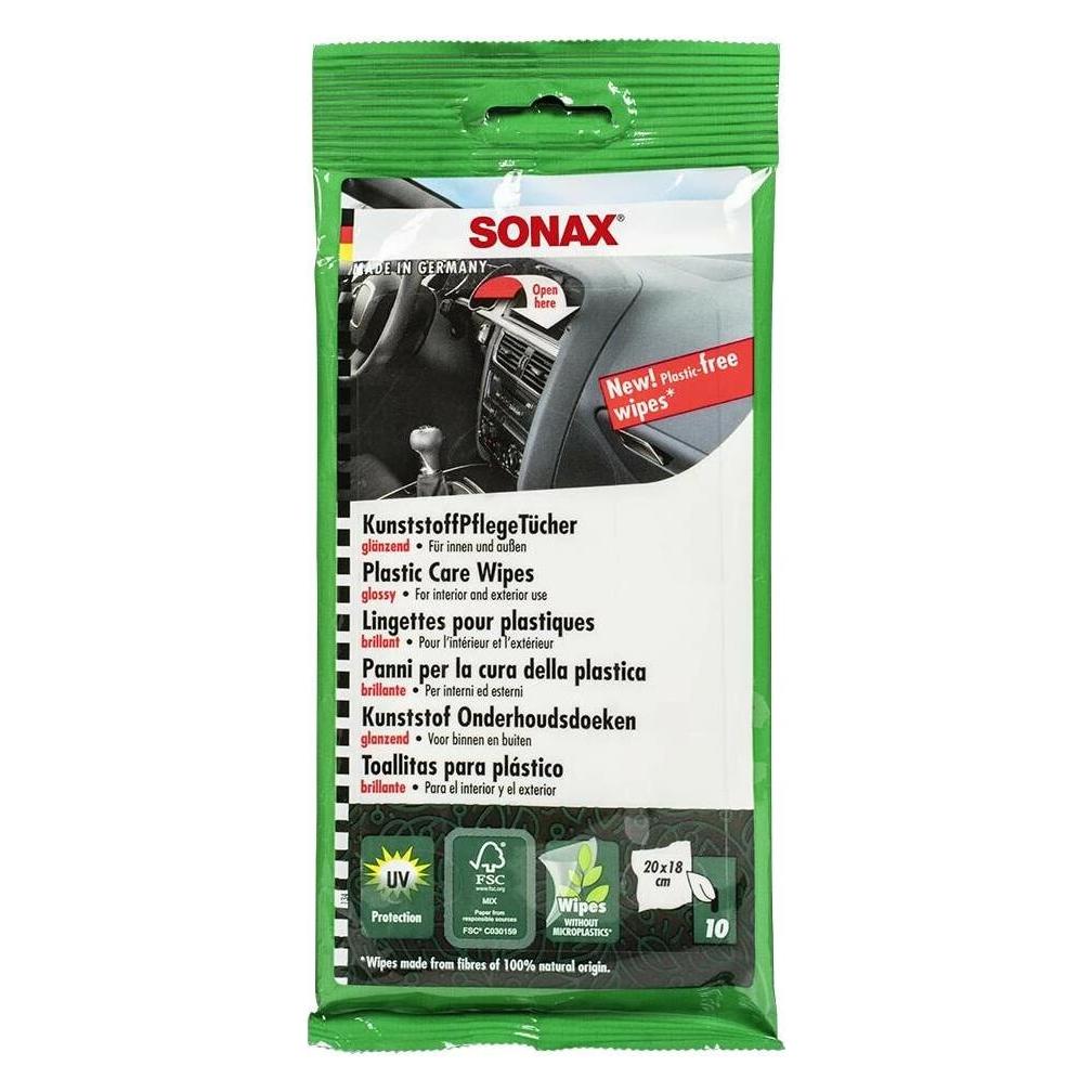 Sonax KunststoffPflegeTücher "glänzend" Beutel à 10 St. (04151000-057.03*)