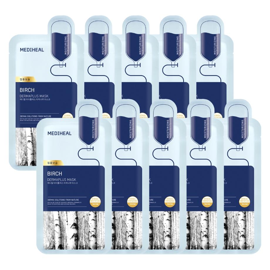 Mediheal - Dermaplus Birch Mask - 10 pcs (370 g) (MEH-00052)