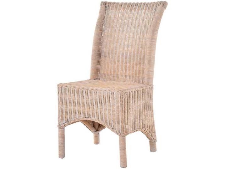 Krines Home Esszimmerstuhl Rattan Esszimmerstuhl hohe Rückenlehne Rattanstuhl Esszimmer Korbstuhl, aus Rattan