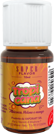 Super Flavor Tropicana Aroma Concentrato 10ml Albicocca Melone Mango