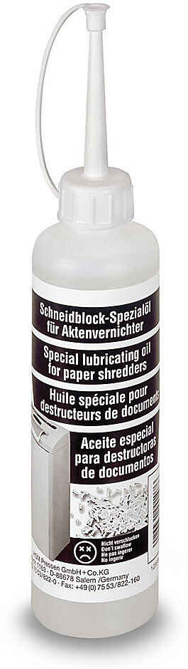 Schneidwellen-Spezialöl, VE 6 Stk x 250 ml, für Partikelschnitt-Geräte HSM