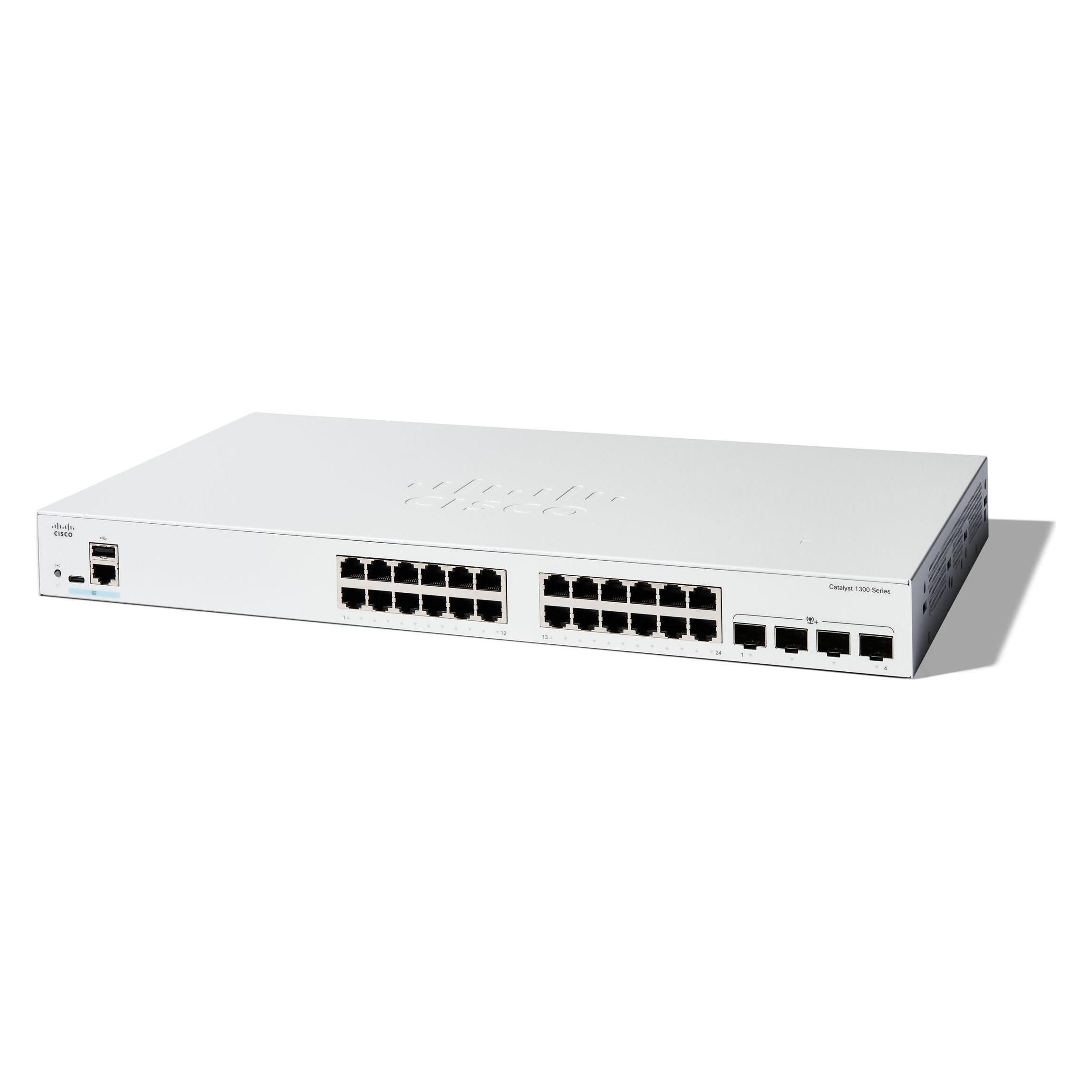 Cisco CATALYST 1300 24-PORT GE 4X10G (24 Ports) (C1300-24T-4X)