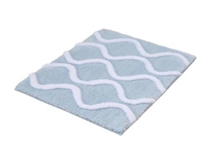 Kleine Wolke Badteppich Piana Stahlblau 55 x 65 cm