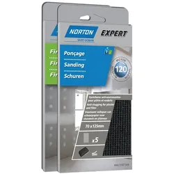 Norton Expert Nachfüllpackung 70 x 125 mm Gips K120 5er VE