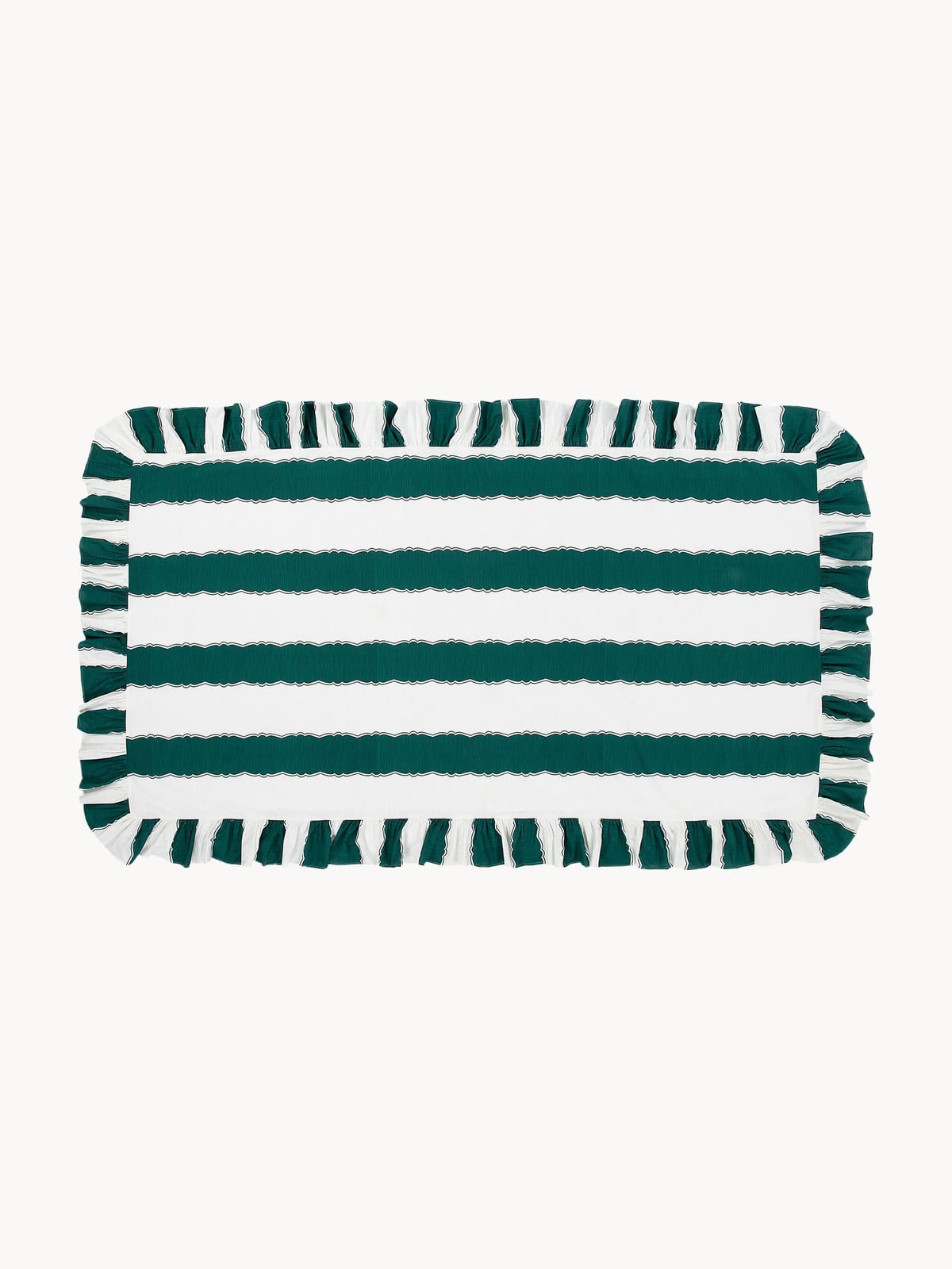 Anna + Nina Handgemaakte placemat Ruffle