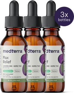 Medterra Max Relief CBD + THC Oil